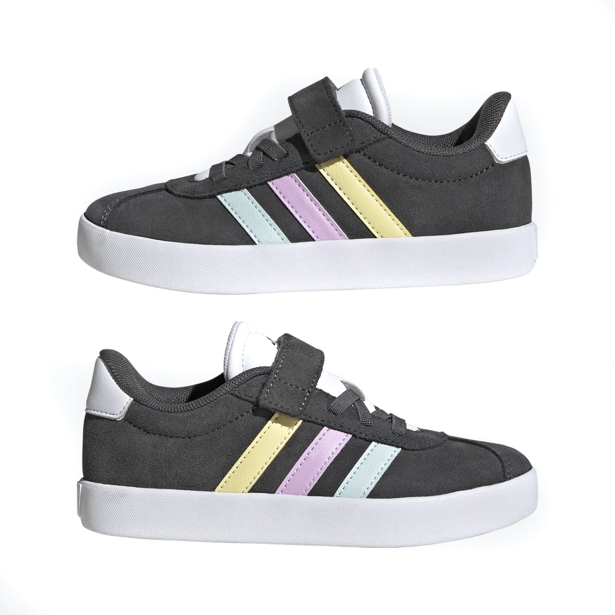 adidas VL Court 3.0 EL C Sneaker - Grey Six/ Halo Mint/Bliss Lilac