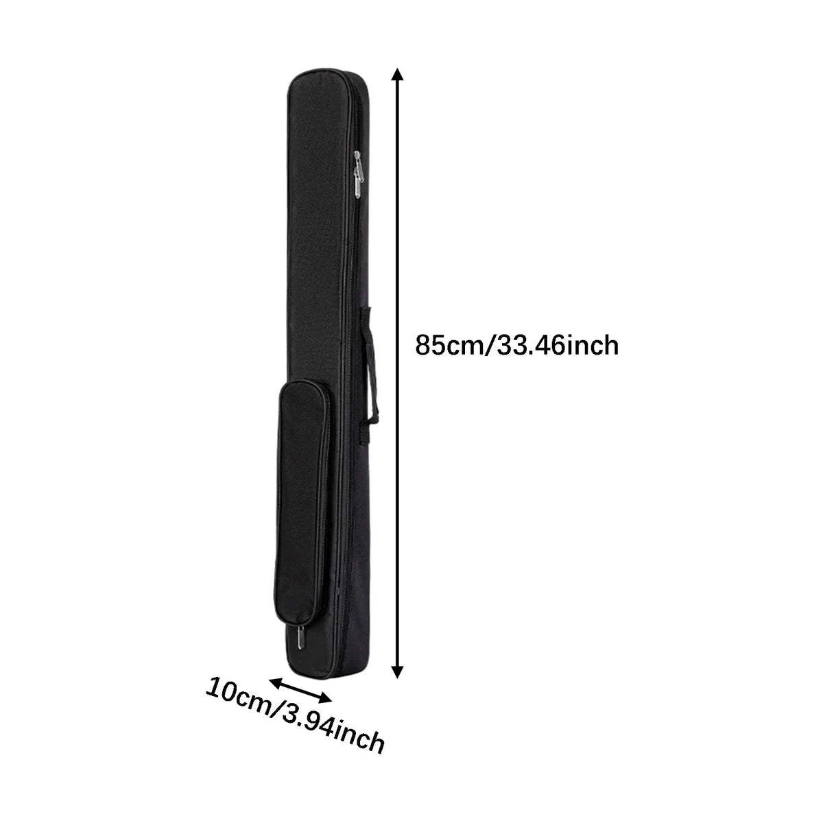 Billiards Pool Cue Case with Handle Storage Pouch for Club Traveling Outdoor,Portable Container Carrying for 2 Butts and 2 Shaft