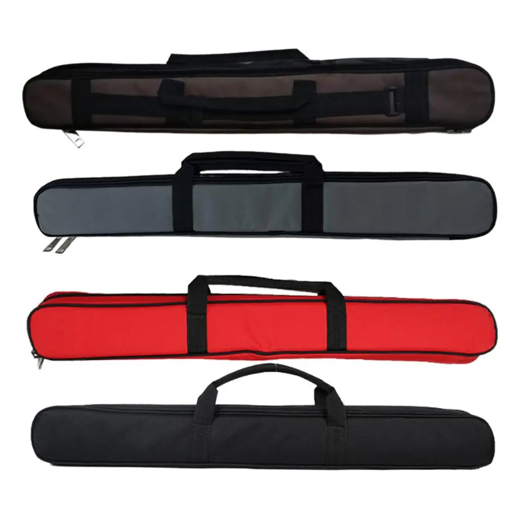Pool Cue Case Portable Handle with Adjustable Shoulder Strap 2 Cues Capacity 1/2 club Jointed Pool Cue Protector Player Gift