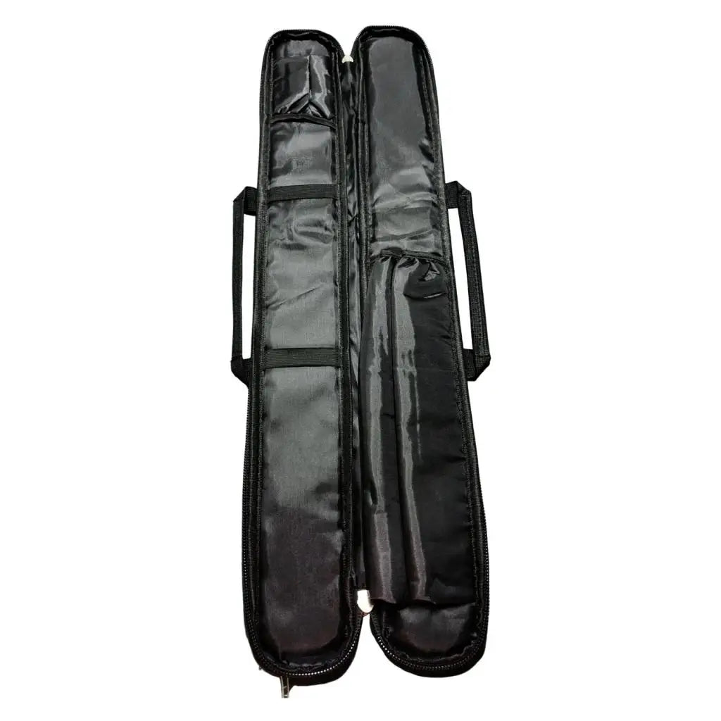 Pool Cue Case Portable Handle with Adjustable Shoulder Strap 2 Cues Capacity 1/2 club Jointed Pool Cue Protector Player Gift