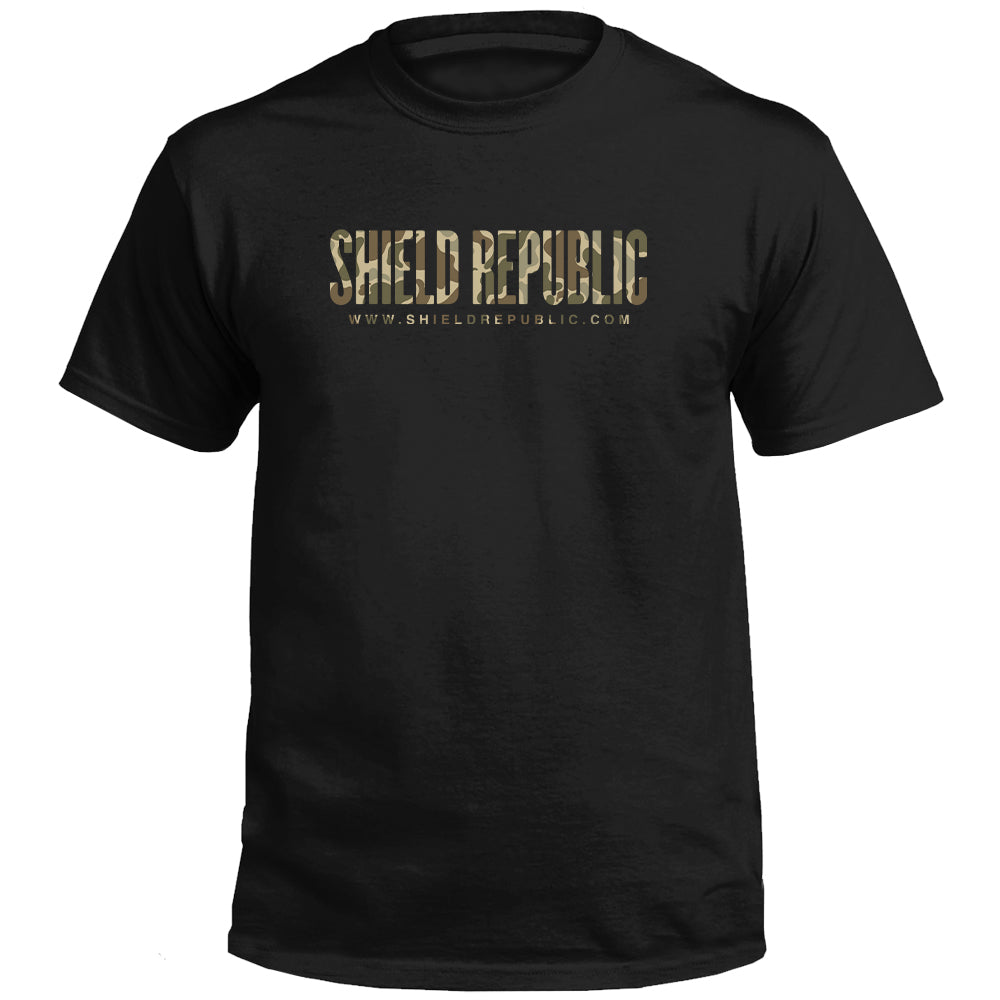 Shield Republic Duck Camo Banner Text (Front)