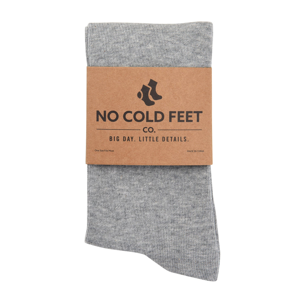Solid Grey Socks