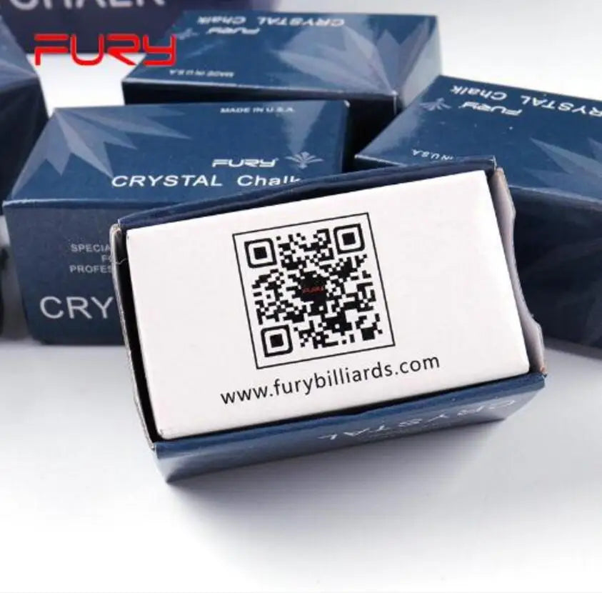 FURY-Billiard Chalk, Pool Chalk, Accessories for Match Use, Snooker, Professional Player, Cue Chalk, 1 Pc, 2Pcs