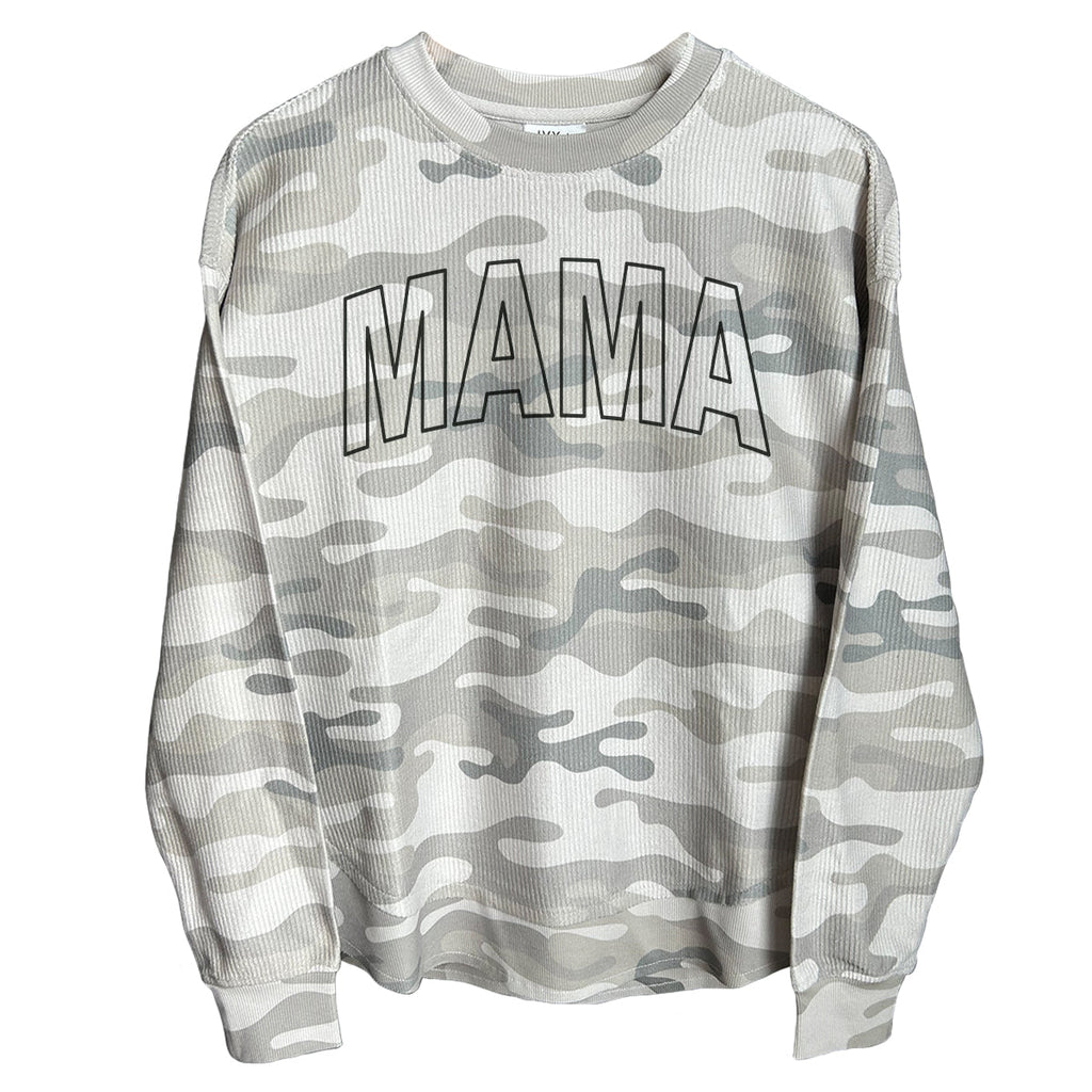 Mama Outline Grey (Front)