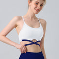 European and American Cross-Border Fashion Sports Bra Shock-Proof Underwear with Chest Pads Beauty Vest Yoga Clothing Set Women's Fitness Pants