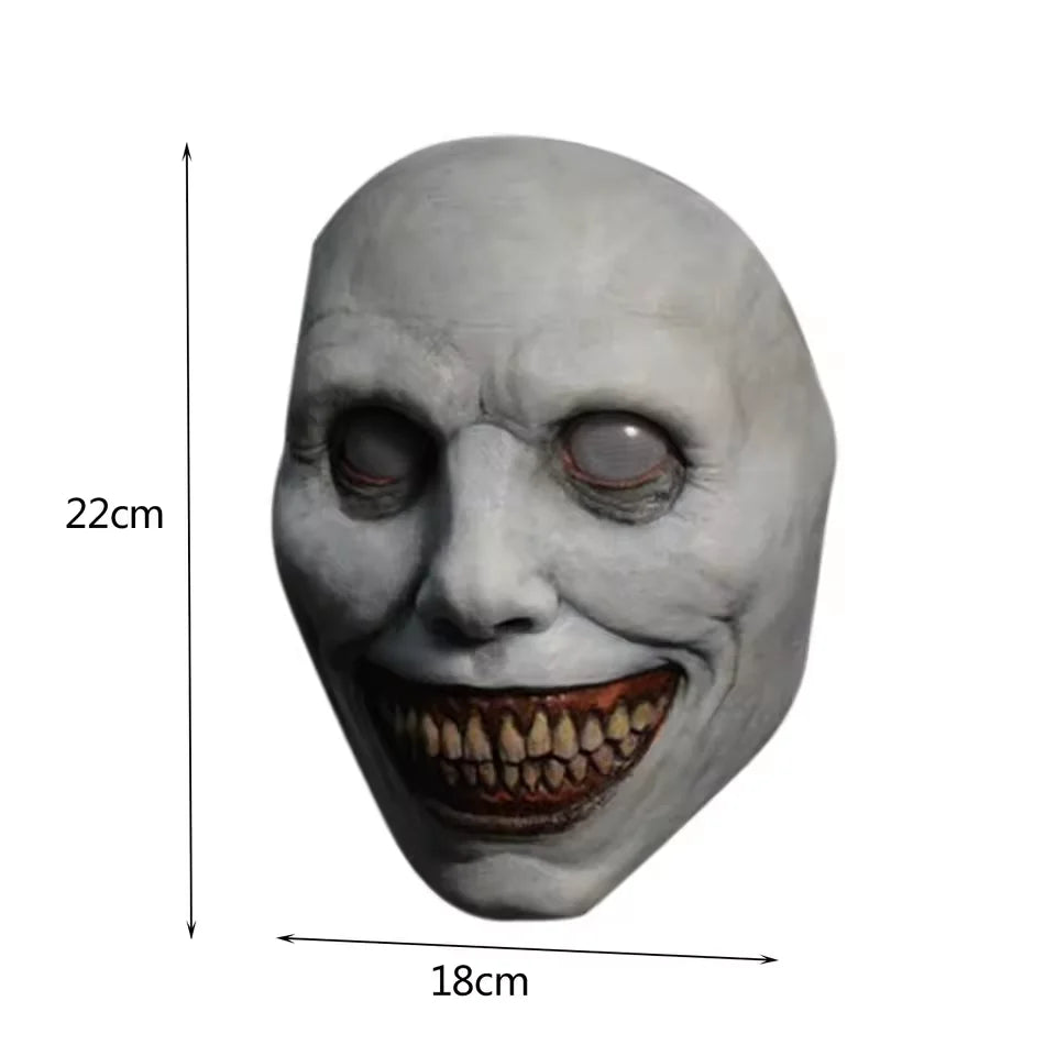 Halloween Horror Mask Exorcist Smiling Demon Mask Horror Mask Masquerade Haunted House Horror Mask Role Play Ghost Face Party