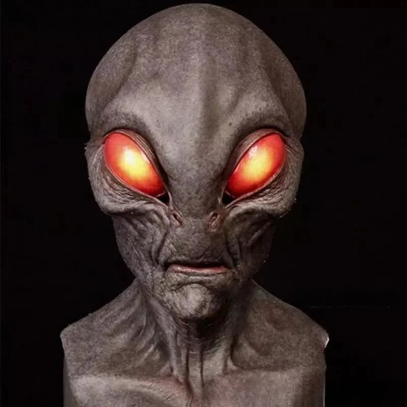 Halloween Alien Scary Mask Horrible Alien Supersoft Mask Horror Mask Creepy Party Funny Cosplay Prop Masks Decoration Props