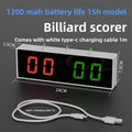 Billiards Electronic Scoreboard Built for Game Rooms and Recreation Centers with Clear Visibility and Responsive Operation