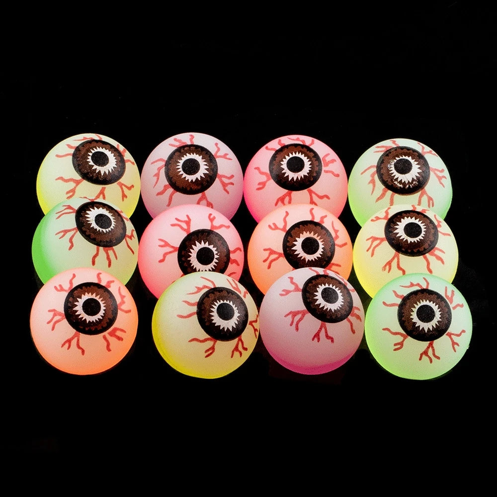 10-30 Pcs 25mm Eyes Outdoor Elastic Ball for Birthday Halloween Prank Carnival Party Gift Pinata Gift Bag Treasure Box Filling