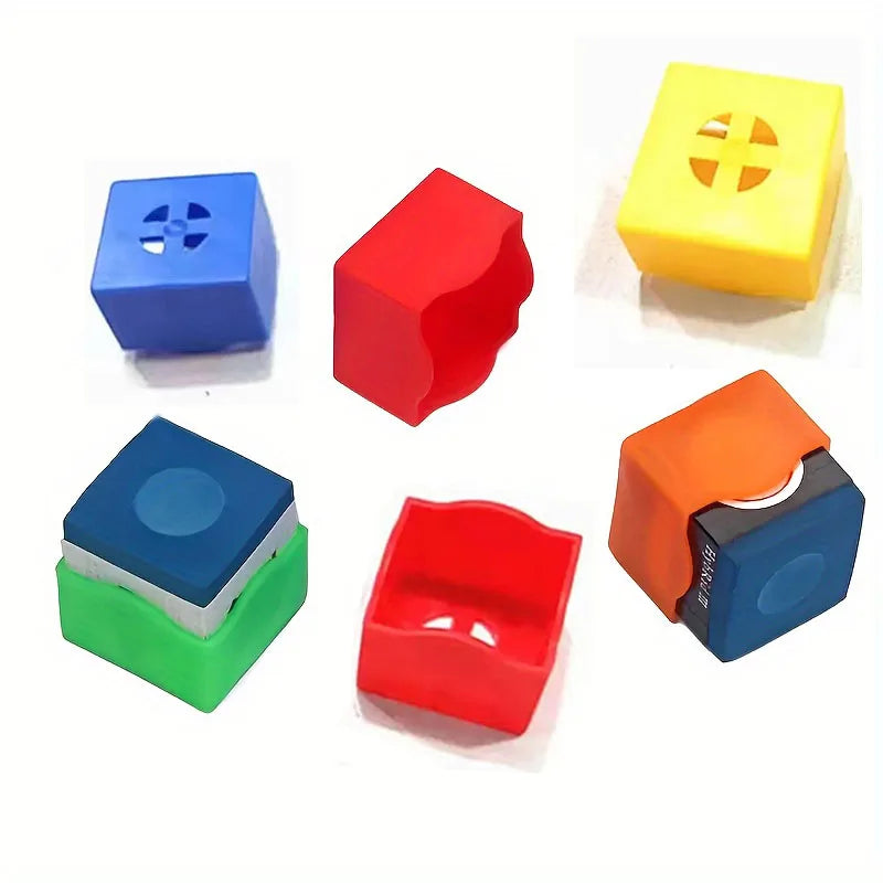 Billiard Chalk Storage Holder, Portable Cue Chalk Holder, Pool Table Chalk Holder, 2 Pcs per Lot