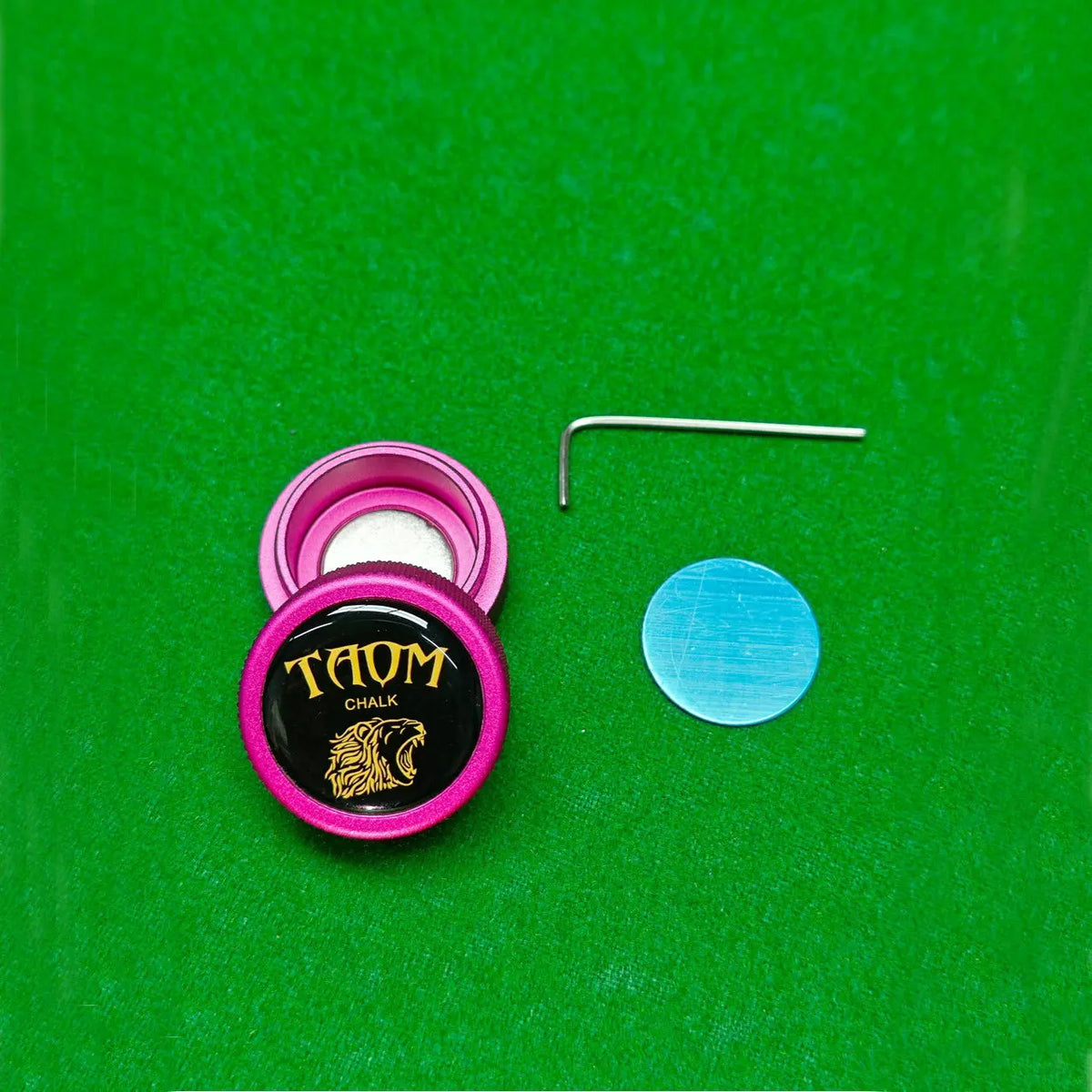 Professional Taom Silent Chalk Clip PVC Magnetic Pool Chalk Billiard Chalk Holder Mini Snooker Gear Billiard Room Accessories