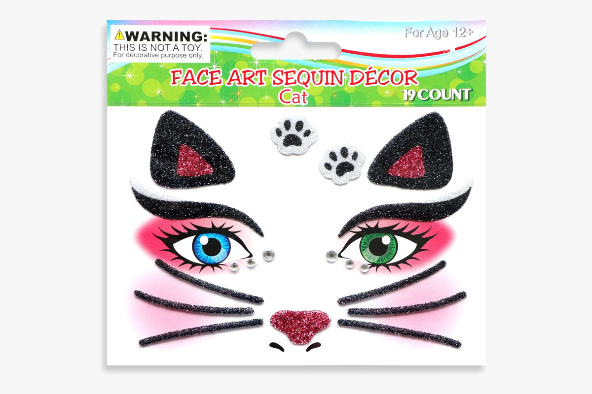 Halloween Carnival Party Face Stickers Animal Face Stickers Valentine's Day Face Stickers Makeup Stickers Children's Stickers