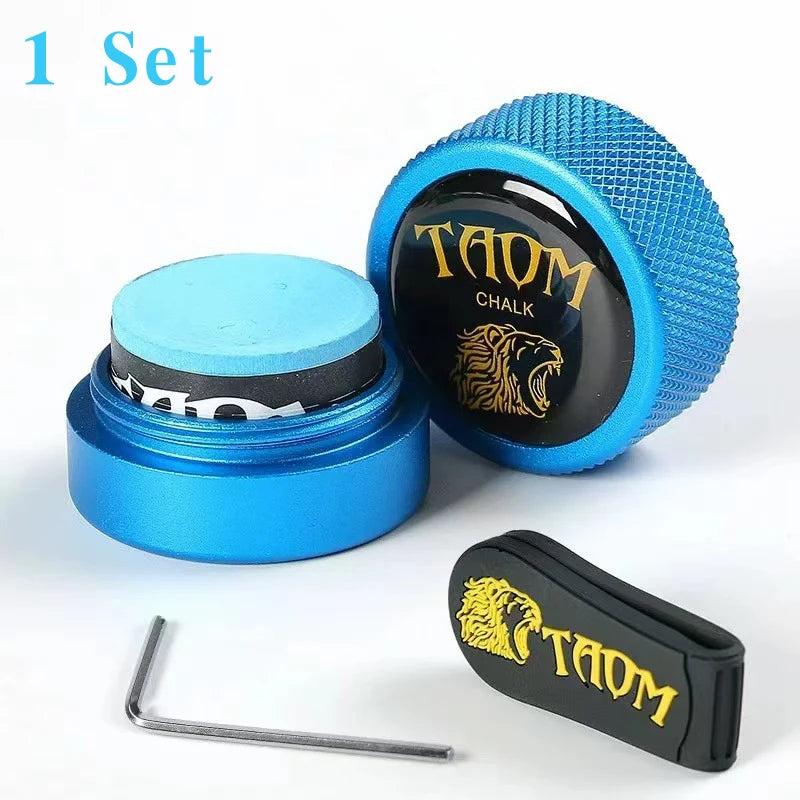Magnetic Snooker Pool Billiard Chalk Holder Rubber Leather Clip Portable Pool Billiards Powder Holder Chalk Billiards Accessorie
