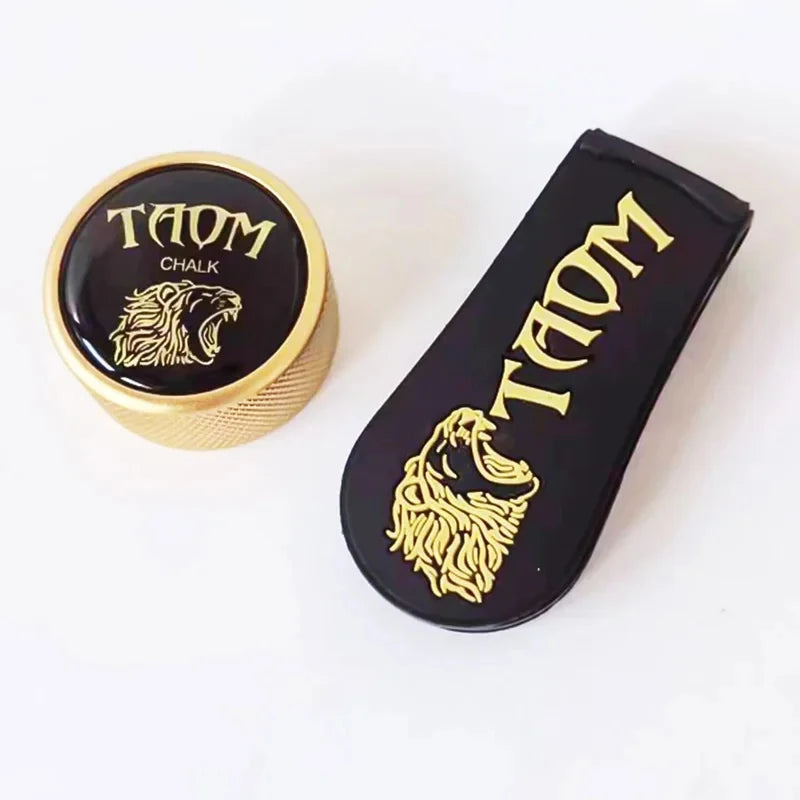 Professional Taom Silent Chalk Clip PVC Magnetic Pool Chalk Billiard Chalk Holder Mini Snooker Gear Billiard Room Accessories