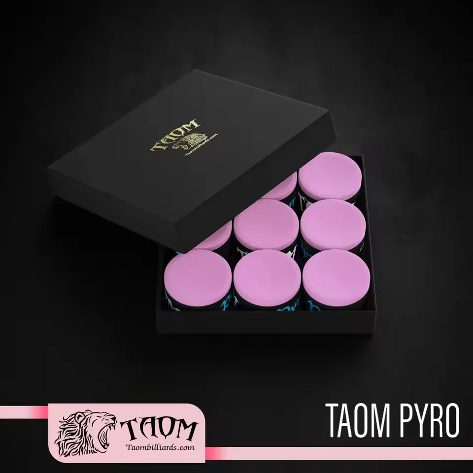 TAOM Chalk V10/Pyro Billiard Round Chalk Blue/Green/Pink Colors Professional Chalk Snooker Pool Chalk Billiards Accessories