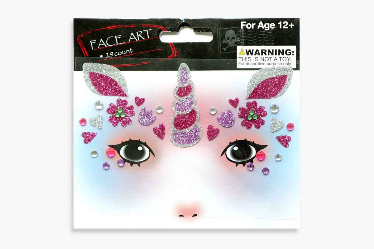 Halloween Carnival Party Face Stickers Animal Face Stickers Valentine's Day Face Stickers Makeup Stickers Children's Stickers