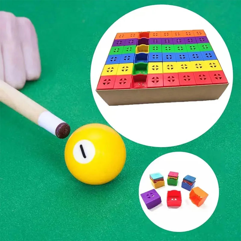 Billiard Chalk Storage Holder, Portable Cue Chalk Holder, Pool Table Chalk Holder, 2 Pcs per Lot