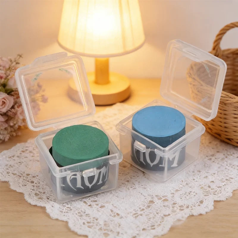 Billiard Chalk Set Includes Non-Slip Chalk & Storage Case, Ensures Even Application on Cue Tip, Reduces Miscues in Pool/Snooker