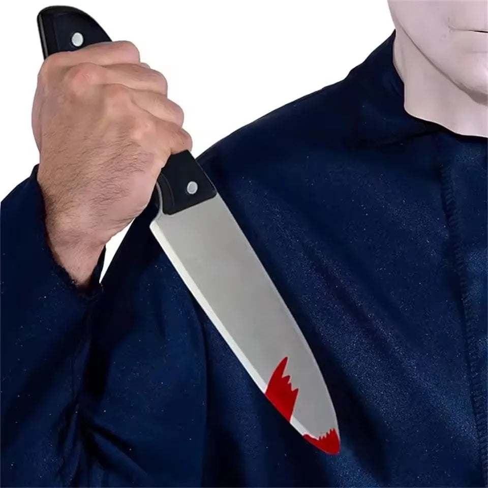 Halloween Mask Michael Myers White Latex Mask Movie Cosplay Rave Party Horror Killer Michael Myers Mask Prank Props Kids Gifts