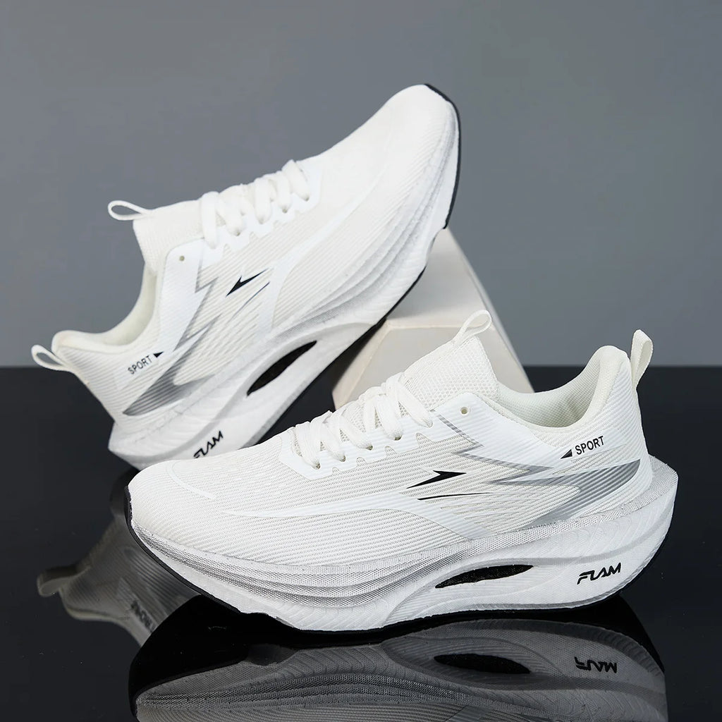 Men Sports Running Shoes Casual Marathon Breathable Lightweight Women's Comfortable Athletic Nonskid Walking Sneakers Outdoors