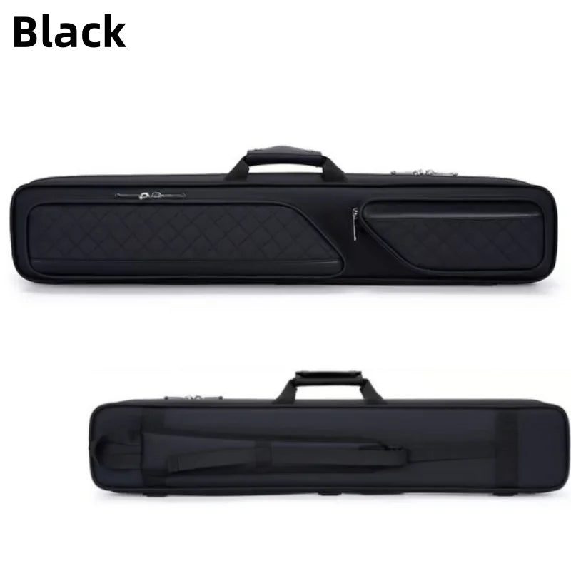 Pool Cue Bag 1 or 2 Cue Capacity Waterproof Oxford Fabric Lightweight Dustproof with Shoulder Strap For Snooker Tournament