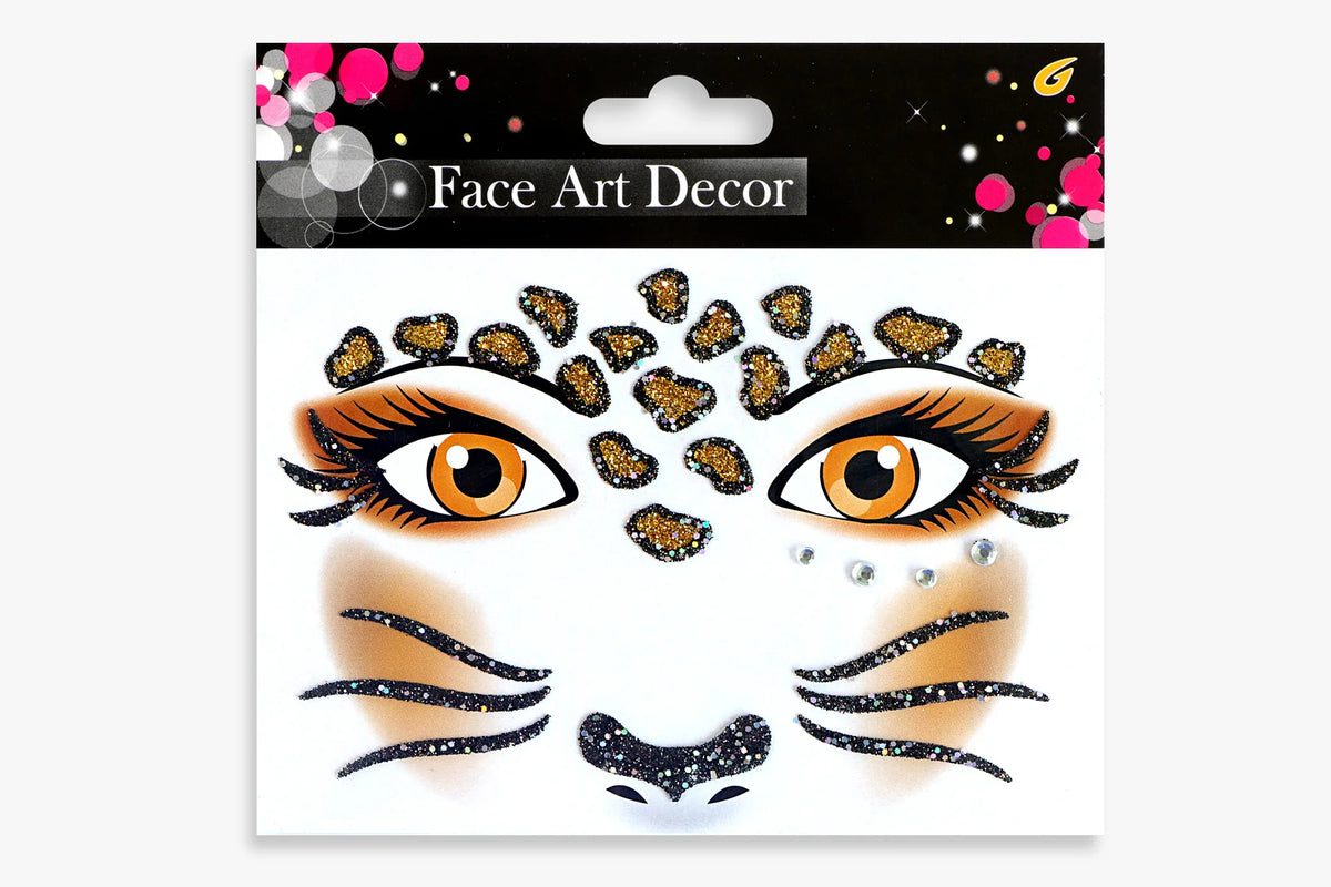 Halloween Carnival Party Face Stickers Animal Face Stickers Valentine's Day Face Stickers Makeup Stickers Children's Stickers