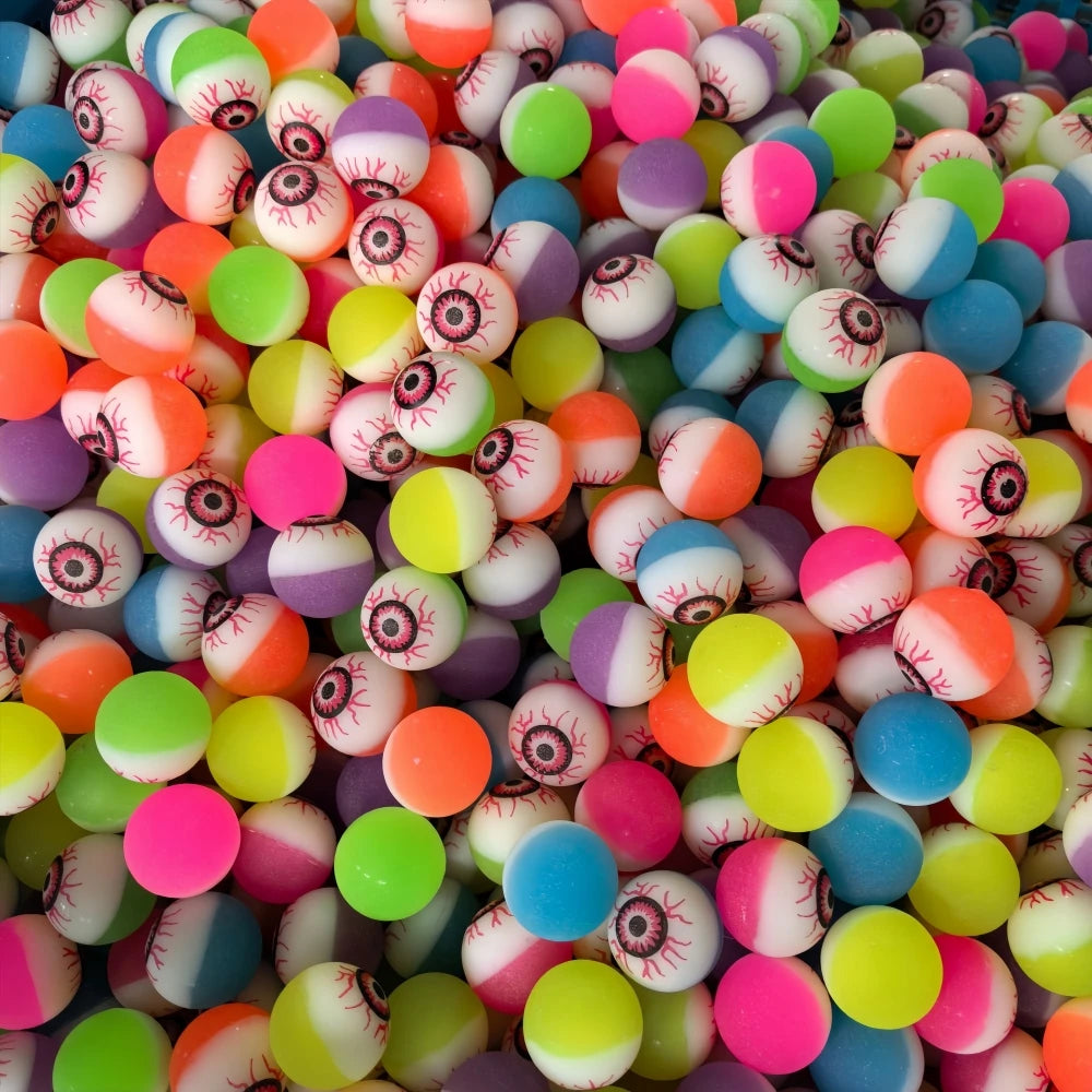 10-30 Pcs 25mm Eyes Outdoor Elastic Ball for Birthday Halloween Prank Carnival Party Gift Pinata Gift Bag Treasure Box Filling