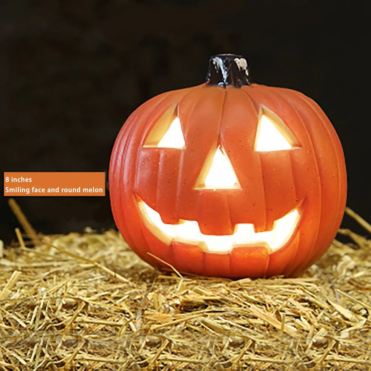 Halloween Decor Pumpkin Light Pumpkin Decor Indoor and Outdoor Vintage Style Hollow Lighted Pumpkin Scene Layout Home Decoration