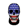 Halloween Skeleton Mesh Hood Mask | Elastic Breathable | Scary Party Cosplay Face Cover