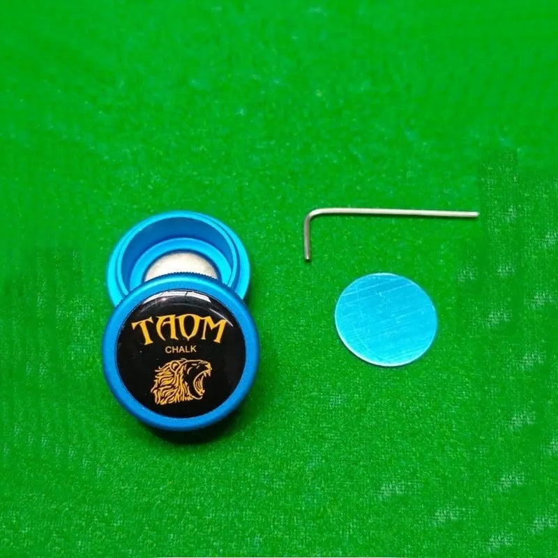 Professional Taom Silent Chalk Clip PVC Magnetic Pool Chalk Billiard Chalk Holder Mini Snooker Gear Billiard Room Accessories