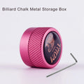 Magnetic Snooker Pool Billiard Chalk Holder Rubber Leather Clip Portable Pool Billiards Powder Holder Chalk Billiards Accessorie