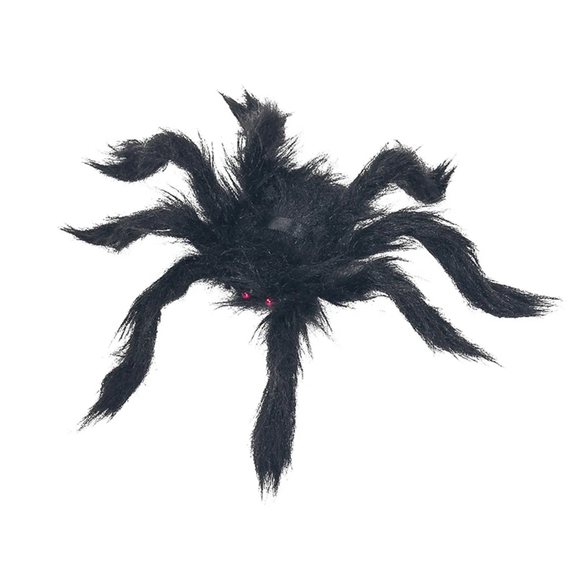 Halloween Spider Decoration Outdoor Black Soft Hairy Scary Spider Realistic Large Spider Props for Home Yard Party Decoration