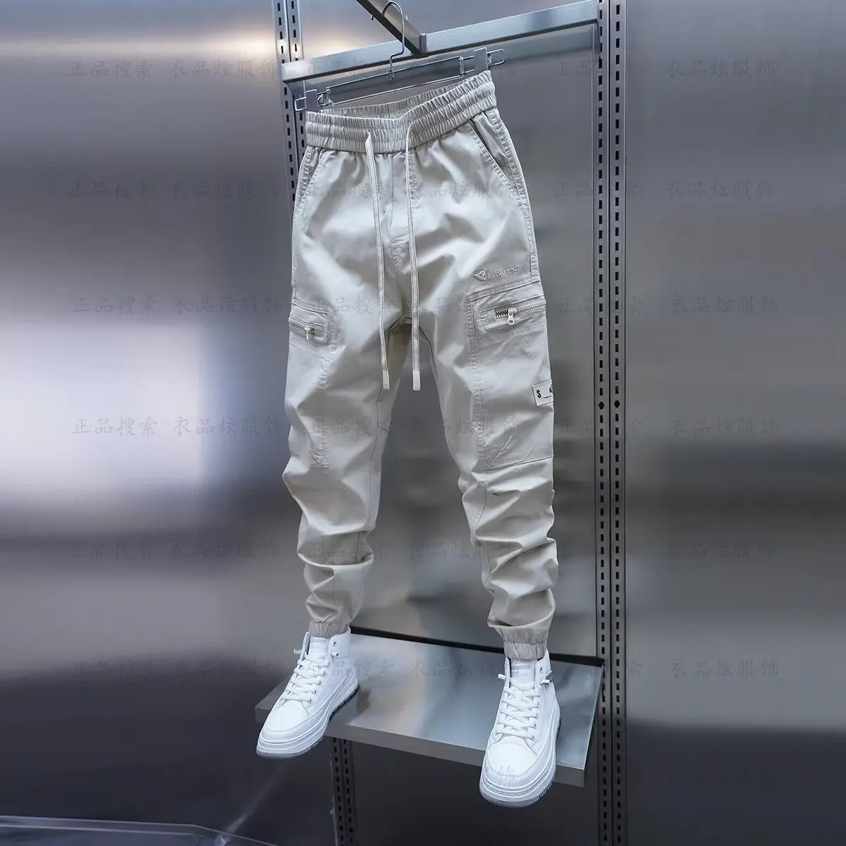 2023 Spring Autumn Men's Trousers Janpan Fashion Streetwear Joggers Pants Men Casual Men Clothing Elastic Waist Sweatpants Men