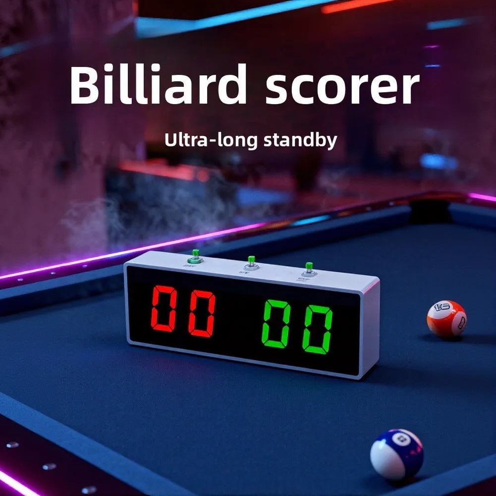 Billiards Electronic Scoreboard Built for Game Rooms and Recreation Centers with Clear Visibility and Responsive Operation