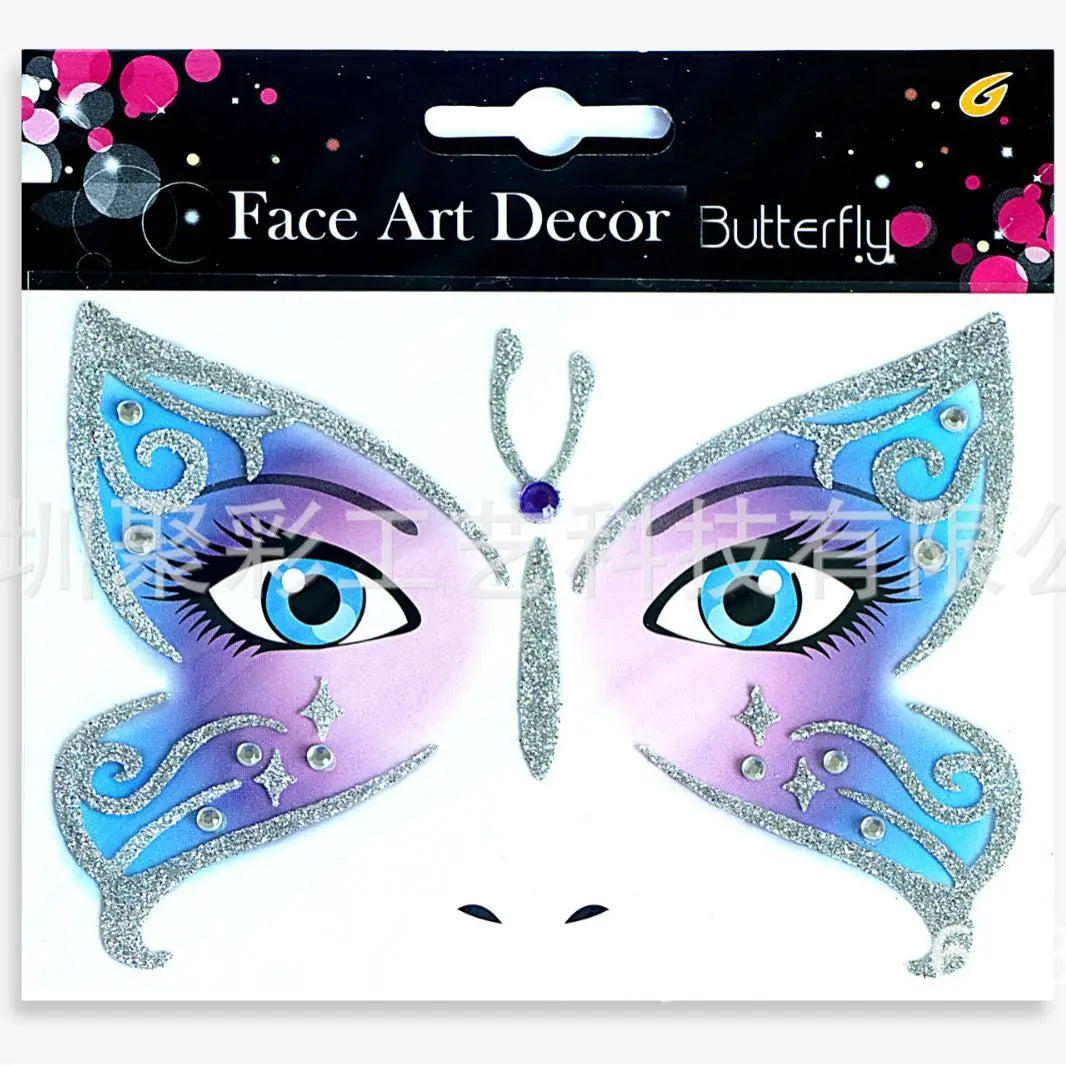 Halloween Carnival Party Face Stickers Animal Face Stickers Valentine's Day Face Stickers Makeup Stickers Children's Stickers