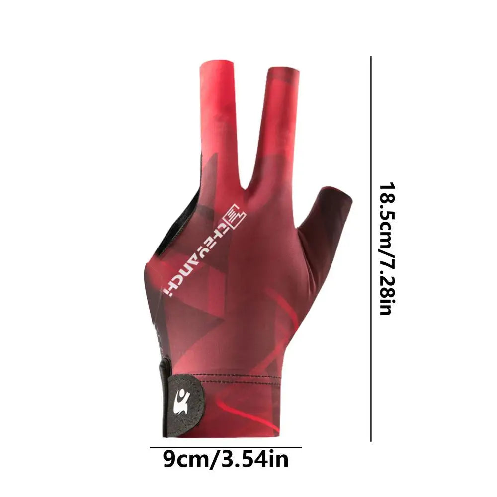 Billiards Gloves Non-Slip Breathable Soft And Lightweight Pool Table Accessories Gloves For Women Men Teens Billiards Lovers