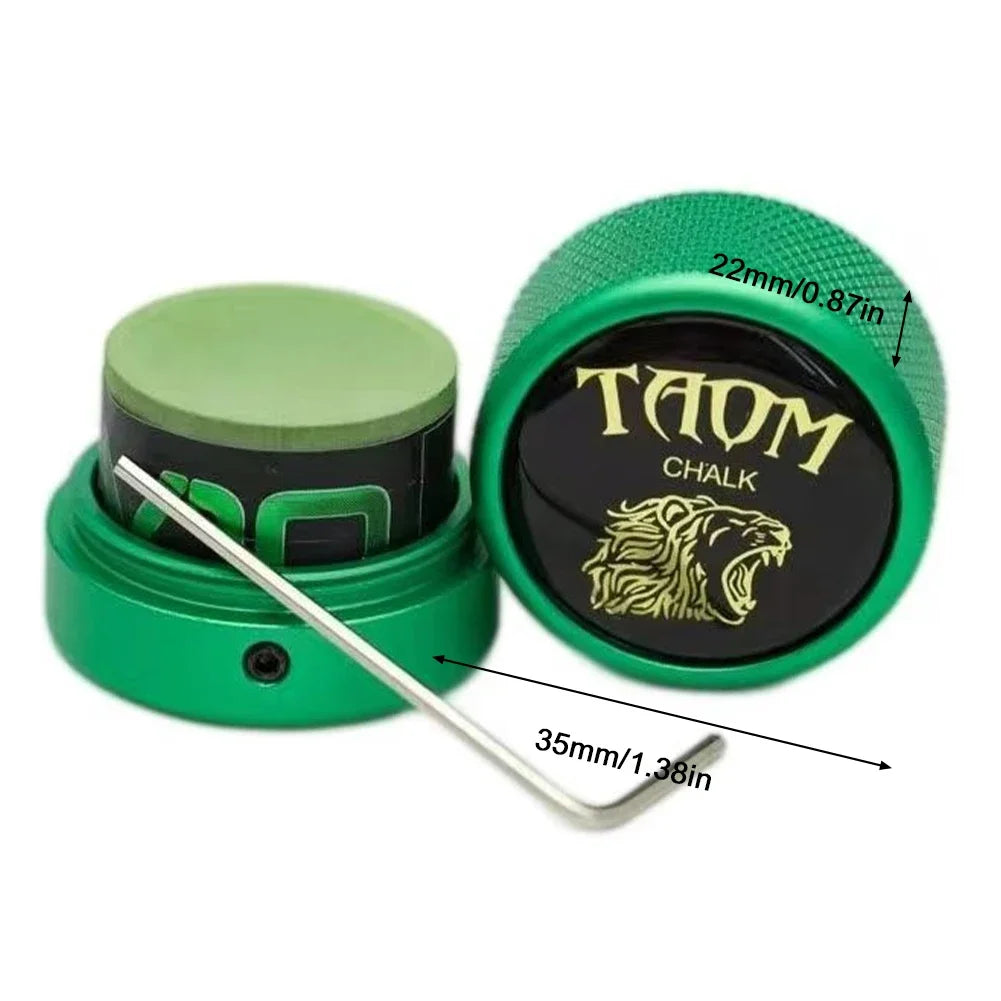 Magnetic Billiard Chalk Holder Rubber Leather Clip Portable Pool Billiards Powder Holder Bag Professional Accessories