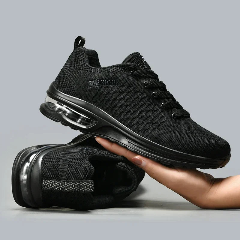 Mens Running Shoes Outdoor Sports Casual Mesh Tennis Shoes Lace-up Lightweight Gym Jogging Shoes for Men 2025 New Male Sneakers