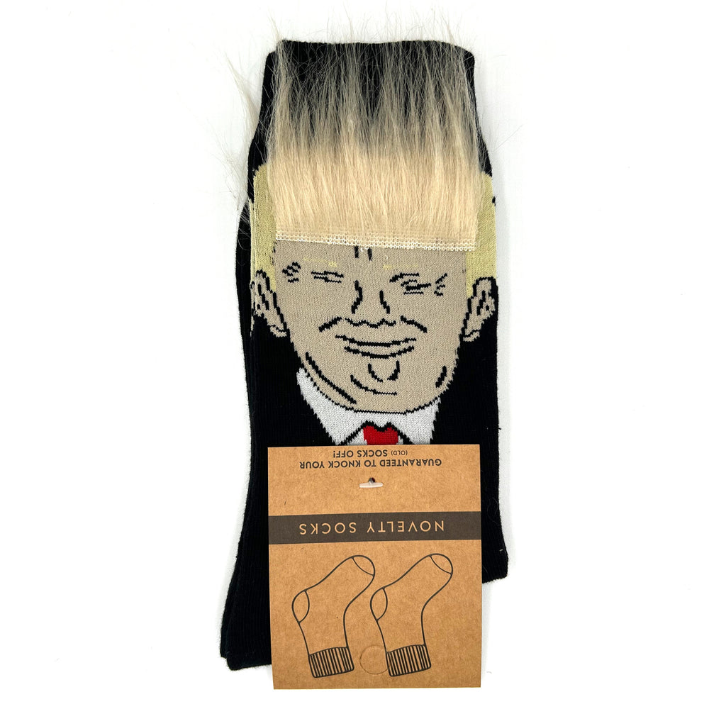 Trump Hair Novelty Socks