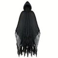 Halloween Witch Cloak Skull-patterned Clothes Death Costume Props